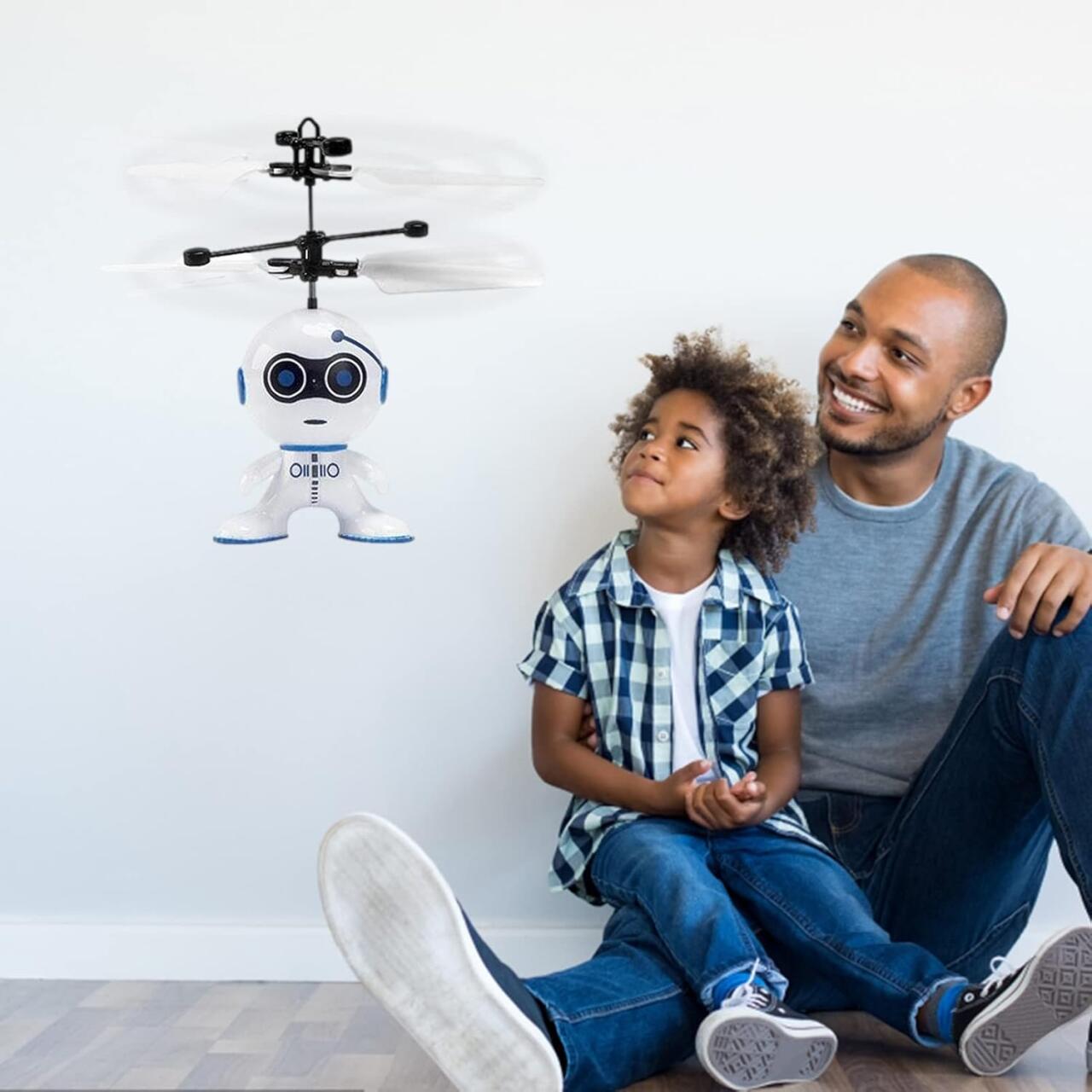 Robot Volador con Sensor de Inducción - Diversión Interactiva