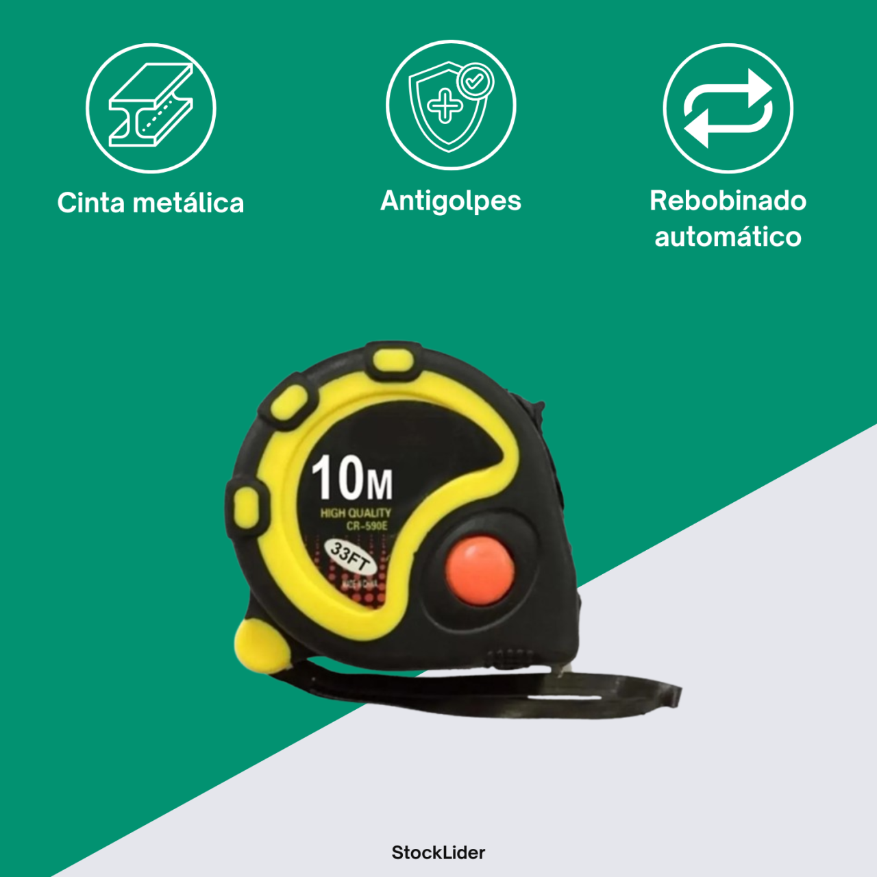 Cinta métrica 10m