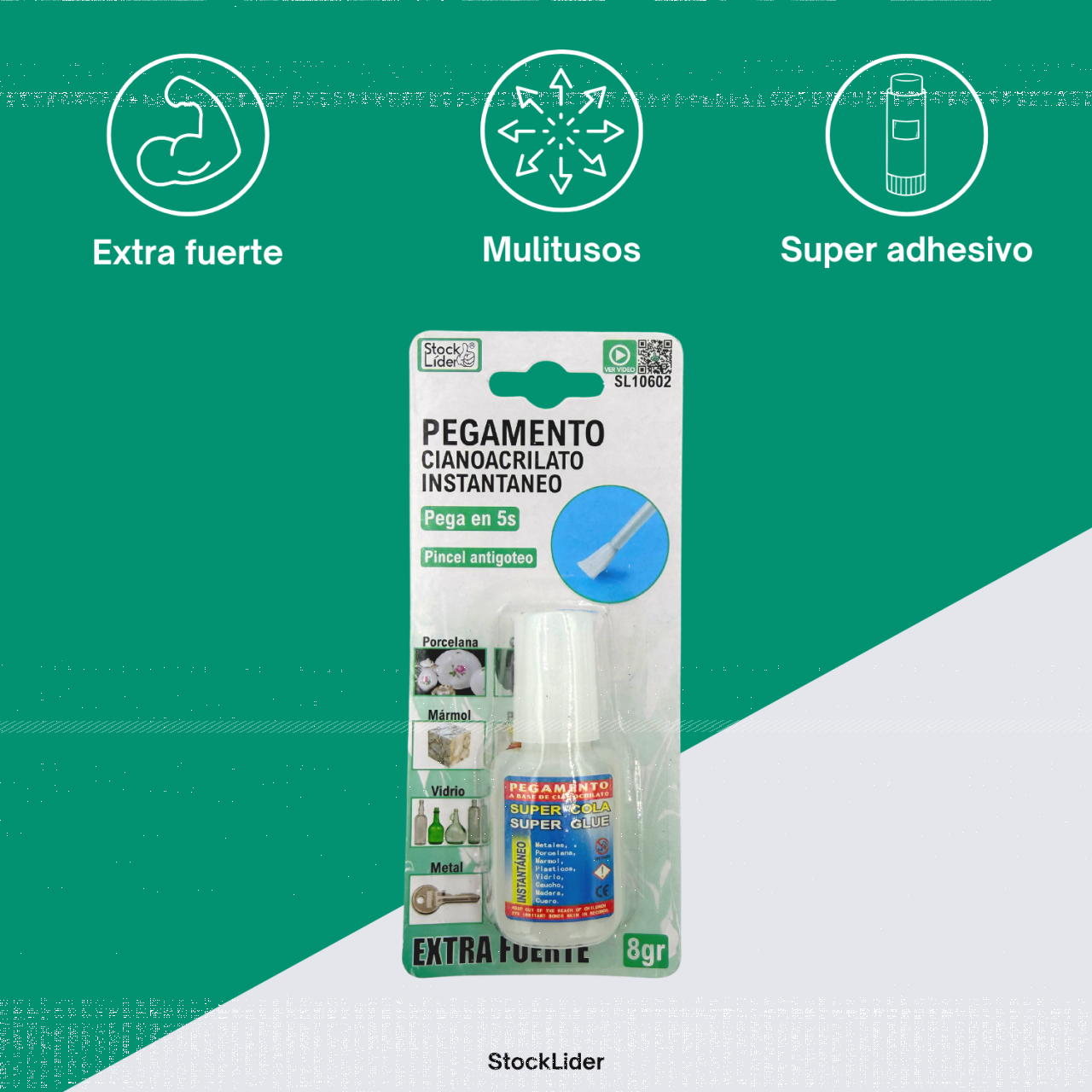 Pegamento cianoacrilato instantáneo