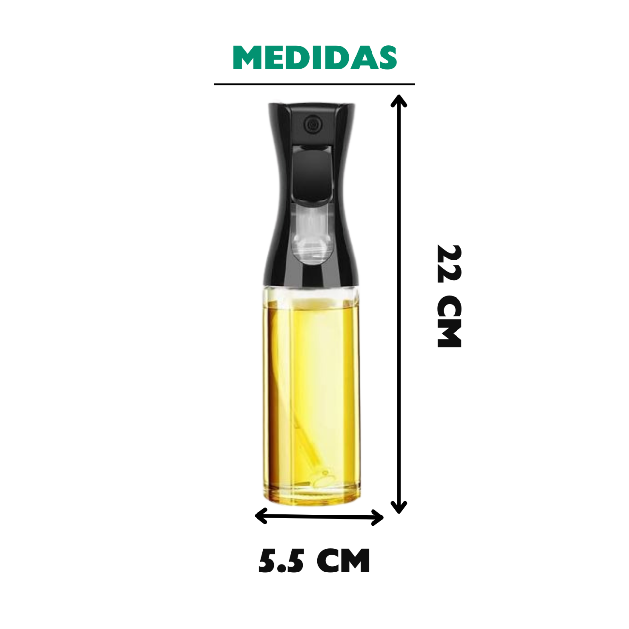 Pulverizador de Aceite y Vinagre con Caja - Cocina Saludable