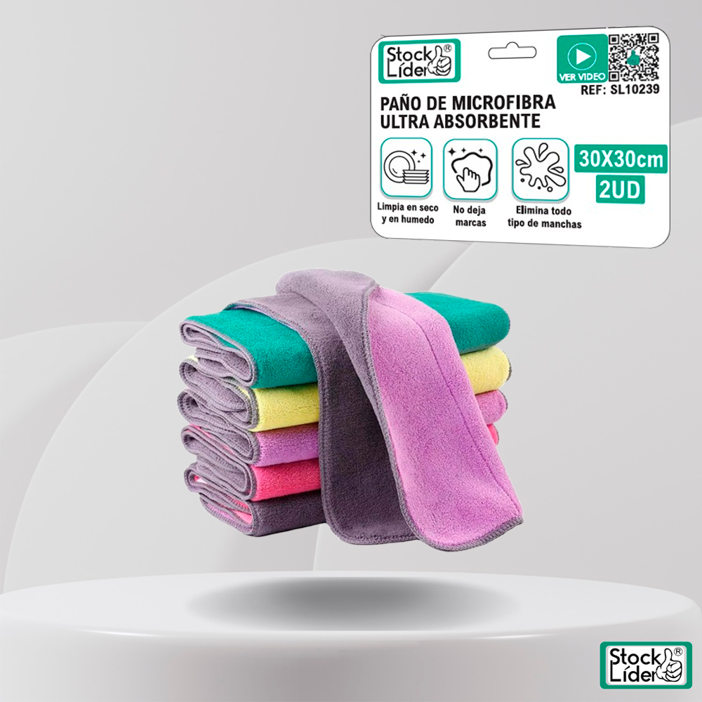 Paño de Microfibra Ultra Resistente | Limpieza Impecable