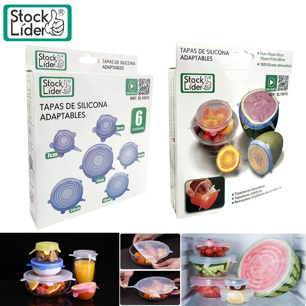 Tapas de Silicona Redondas y Cuadradas: Conserva Fresco tus Alimentos