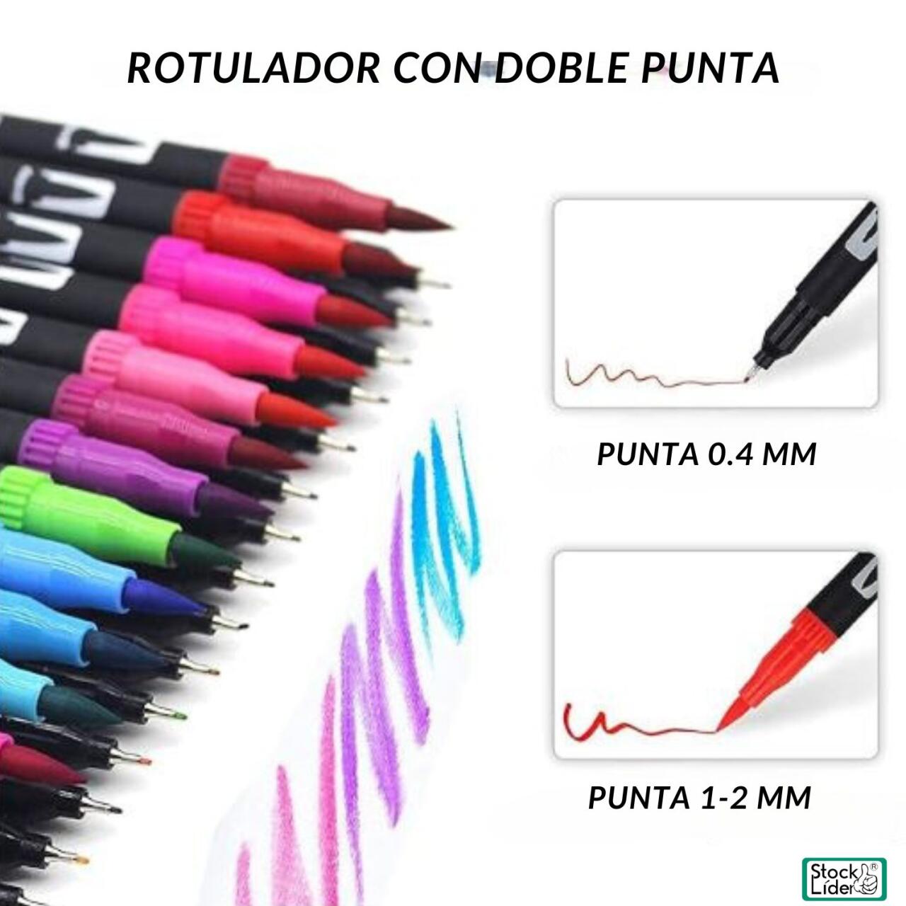 Rotuladores Doble Punta 36 Colores - ¡Da vida a tus ideas!