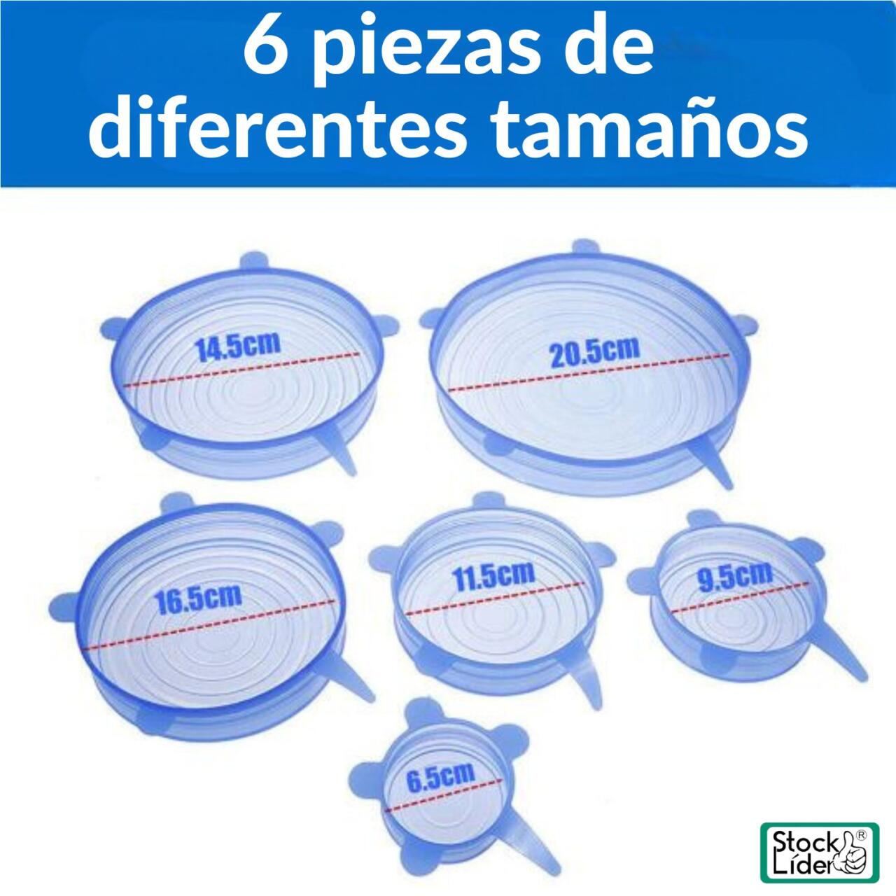 Tapa Silicona Multiusos | Conserva Alimentos Frescos SIN Plástico