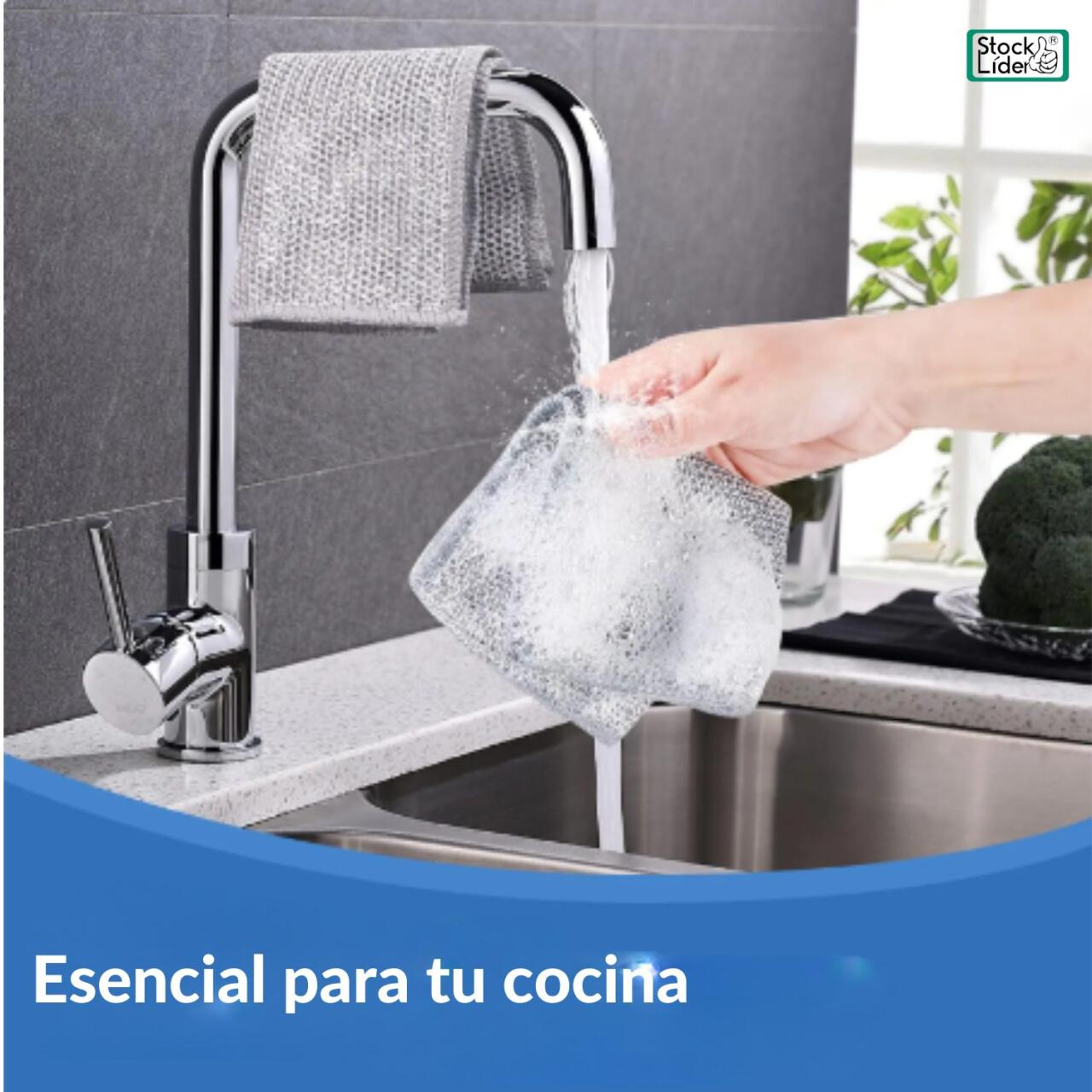 Paño de Alambre X3 uds: Limpieza Brillante sin Esfuerzo