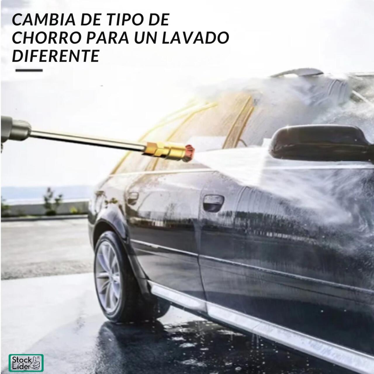 Pistola de Agua a Presión con 2 Baterías - ¡Limpieza Fácil!