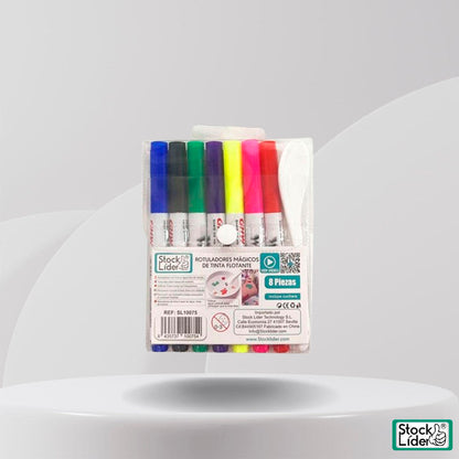 Rotuladores de Agua 8pcs - ¡Crea con Colores Vivos al Instante!