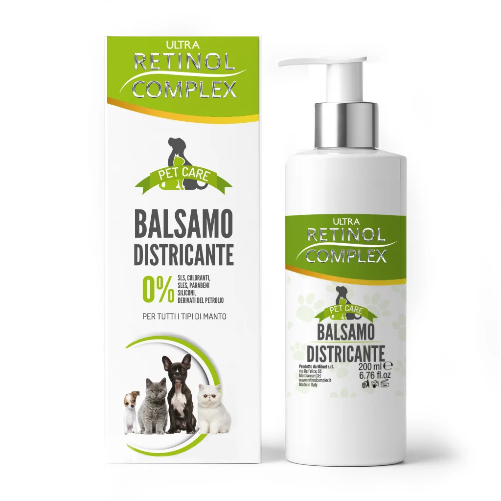 Acondicionador Desenredante Para Mascotas 200ML - Retinol Complex