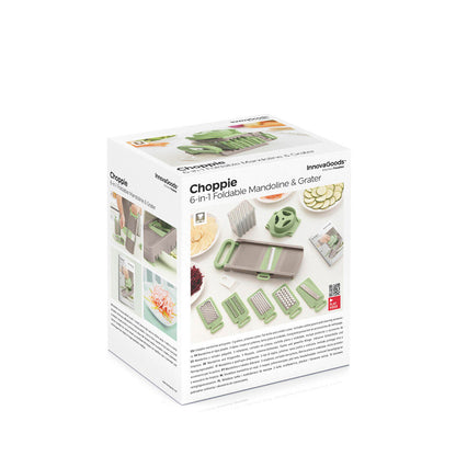 Mandolina-Rallador Plegable 6 en 1 Choppie InnovaGoods