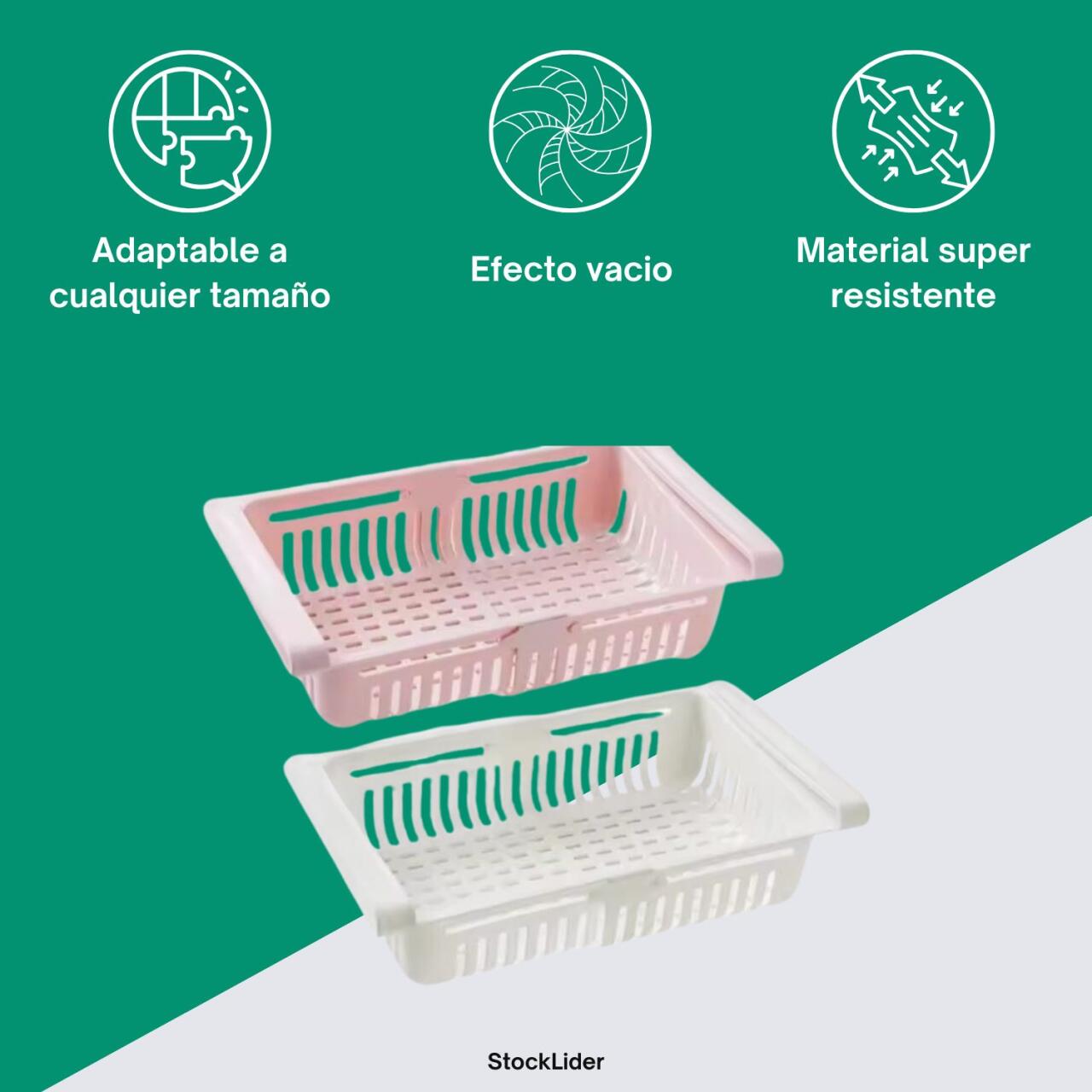 Bandeja de Nevera Extensible - Organiza Tu Frigorífico