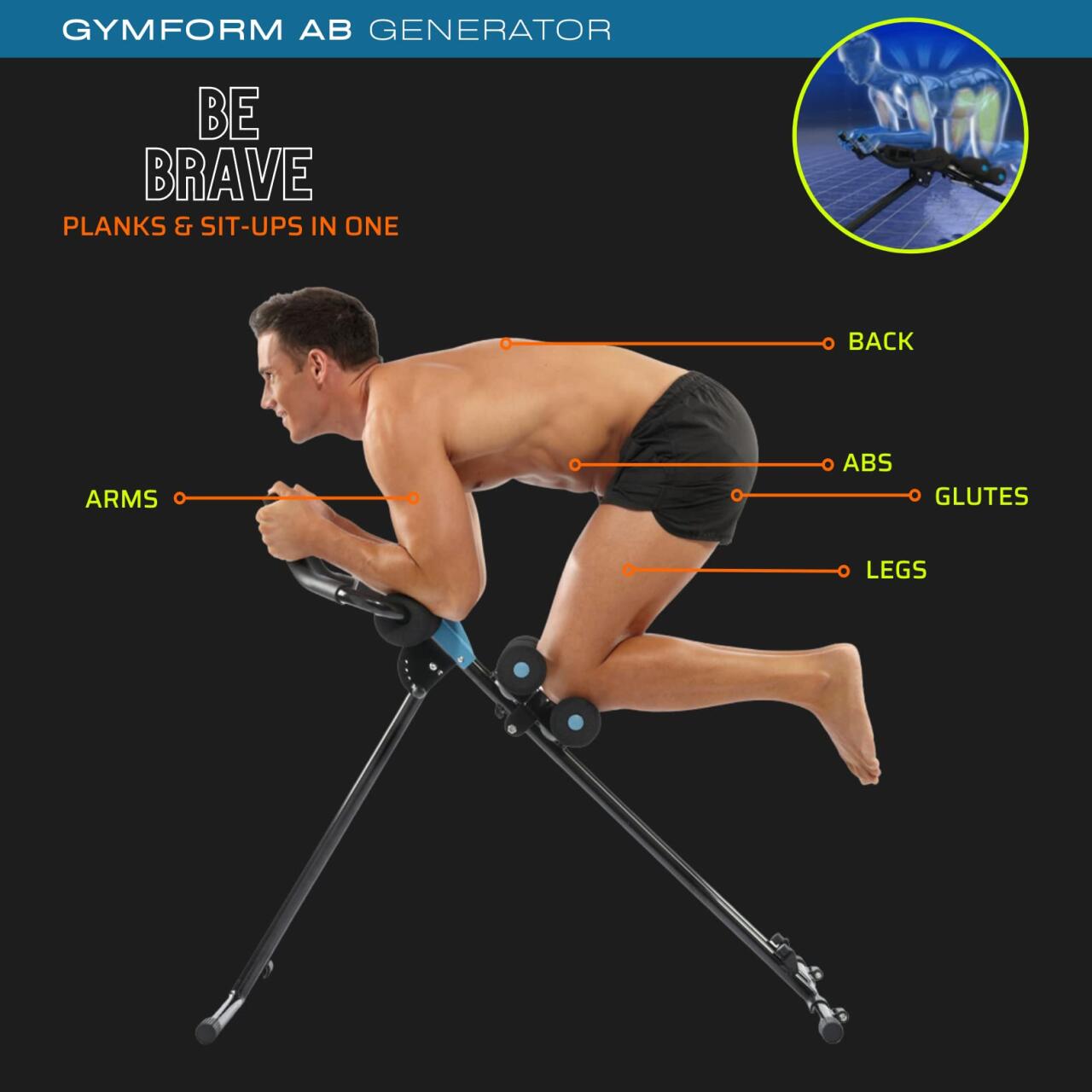 Máquina de cardio y tonificación muscular