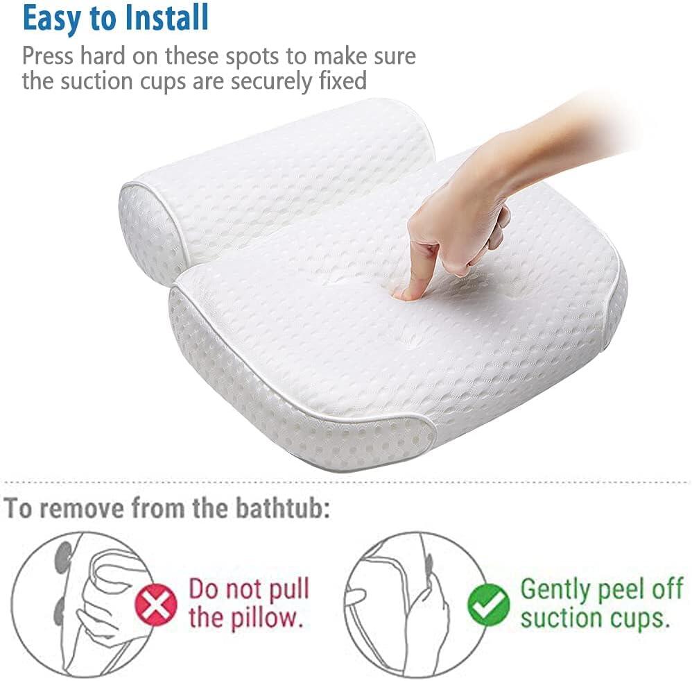 Almohada de Baño Premium: Relajación Profunda y Confort Úne