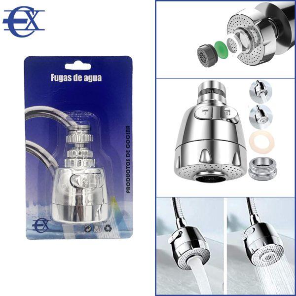 Cabezal Difusor de Grifo para Cocina - Ahorra Agua y Facilita