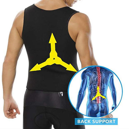 Camiseta o Chaleco Sauna Hombre – Quema Grasa y Moldea el Cuerpo Más Rápido