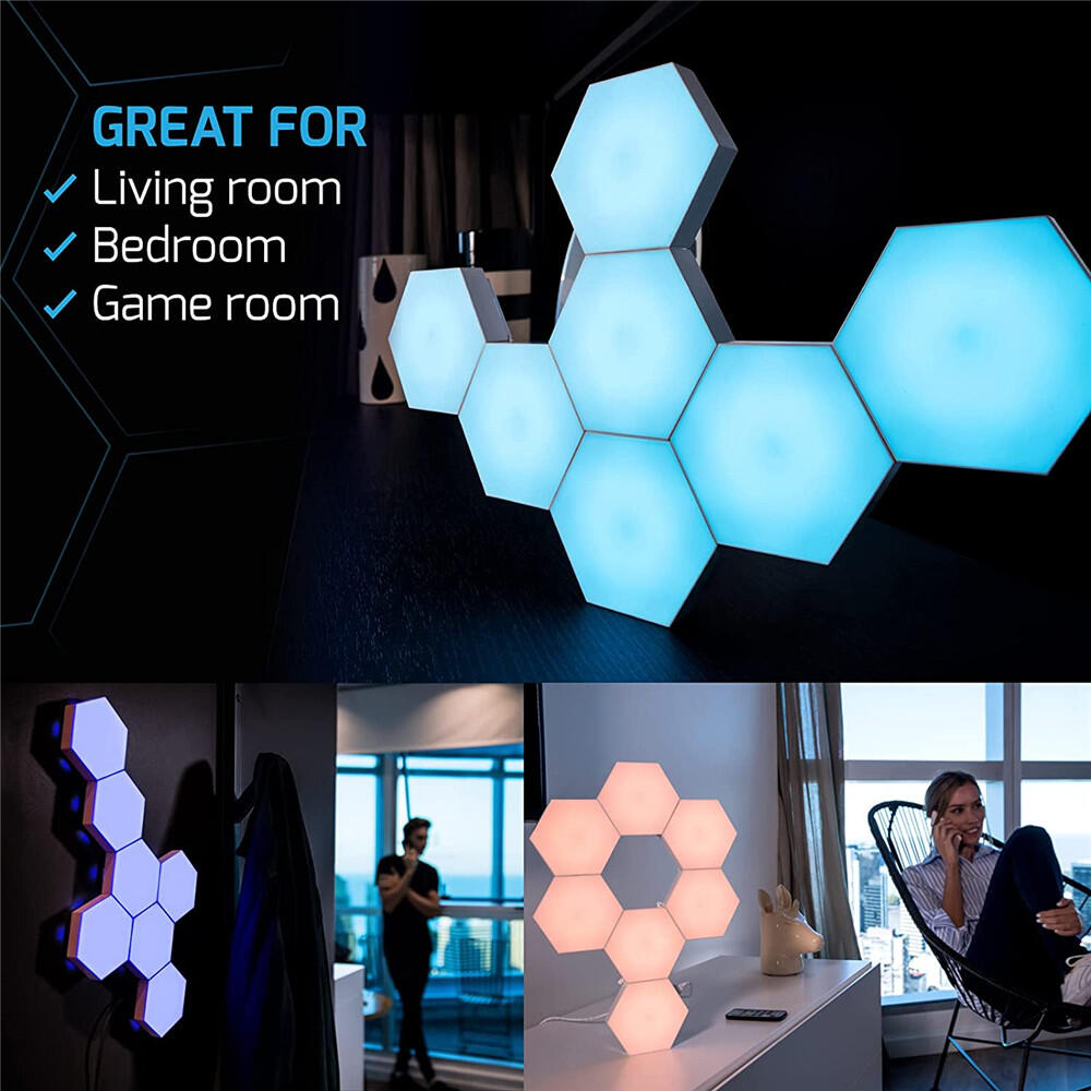 Set de 3 Luces LED Colores con Mando - Envío Gratis
