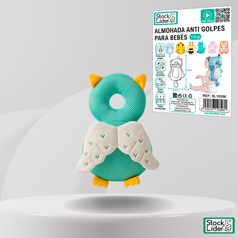 Almohada Antigolpes para Bebés - Protege la Cabeza de tu Peque