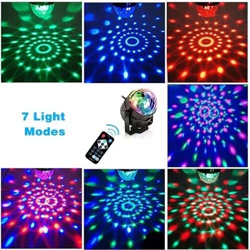 Luz Bola Discoteca con Mando: ¡Fiesta en Casa al Instante!