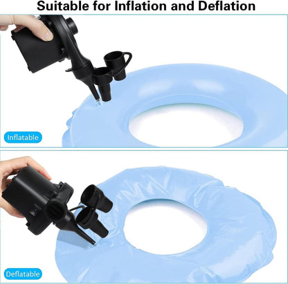 Inflador Eléctrico Portátil 240V AC / 12V DC – Bomba de Aire 2 en 1