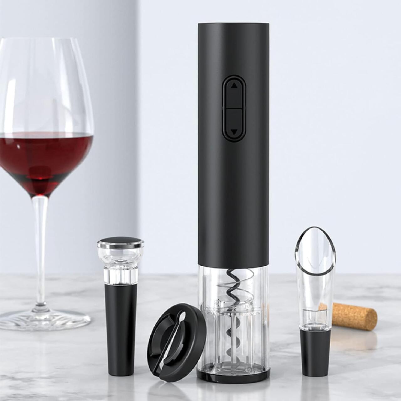 Abridor de Vino Eléctrico (Pack 4ud) – Abre fácil y rápido