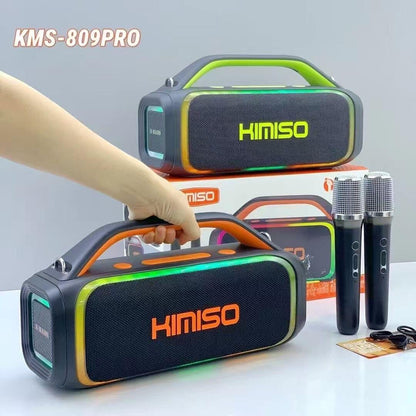Altavoz Bluetooth 60W con 2 Micrófonos Integrados – Potencia y Diversión en Cada Fiesta