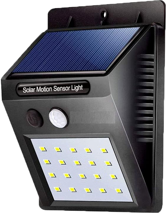 Foco Solar LED-30 con Sensor: Luz potente y ahorro energético
