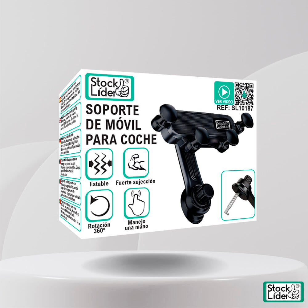 Soporte de Móvil para Coche: Conduce Seguro y Conectado
