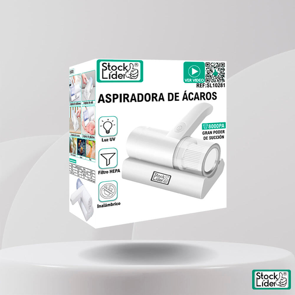 Aspiradora de Ácaros 8000PA - Limpieza Profunda y Alivio
