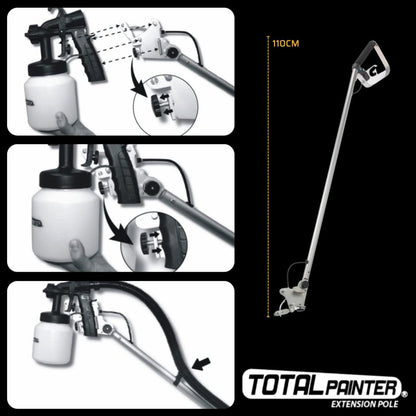 Palo extensible para pintar techos