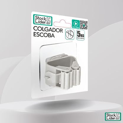 Porta Escobas de Pared - Organiza tu Hogar y Cocina