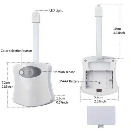 Luz inodoro sensor