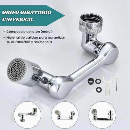 Extensor de Grifo Giratorio Metal | Flexibilidad Máxima en tu Cocina