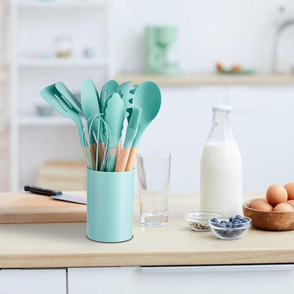 Set Utensilios Silicona Cocina 12PCS | Antiadherente y Duradero