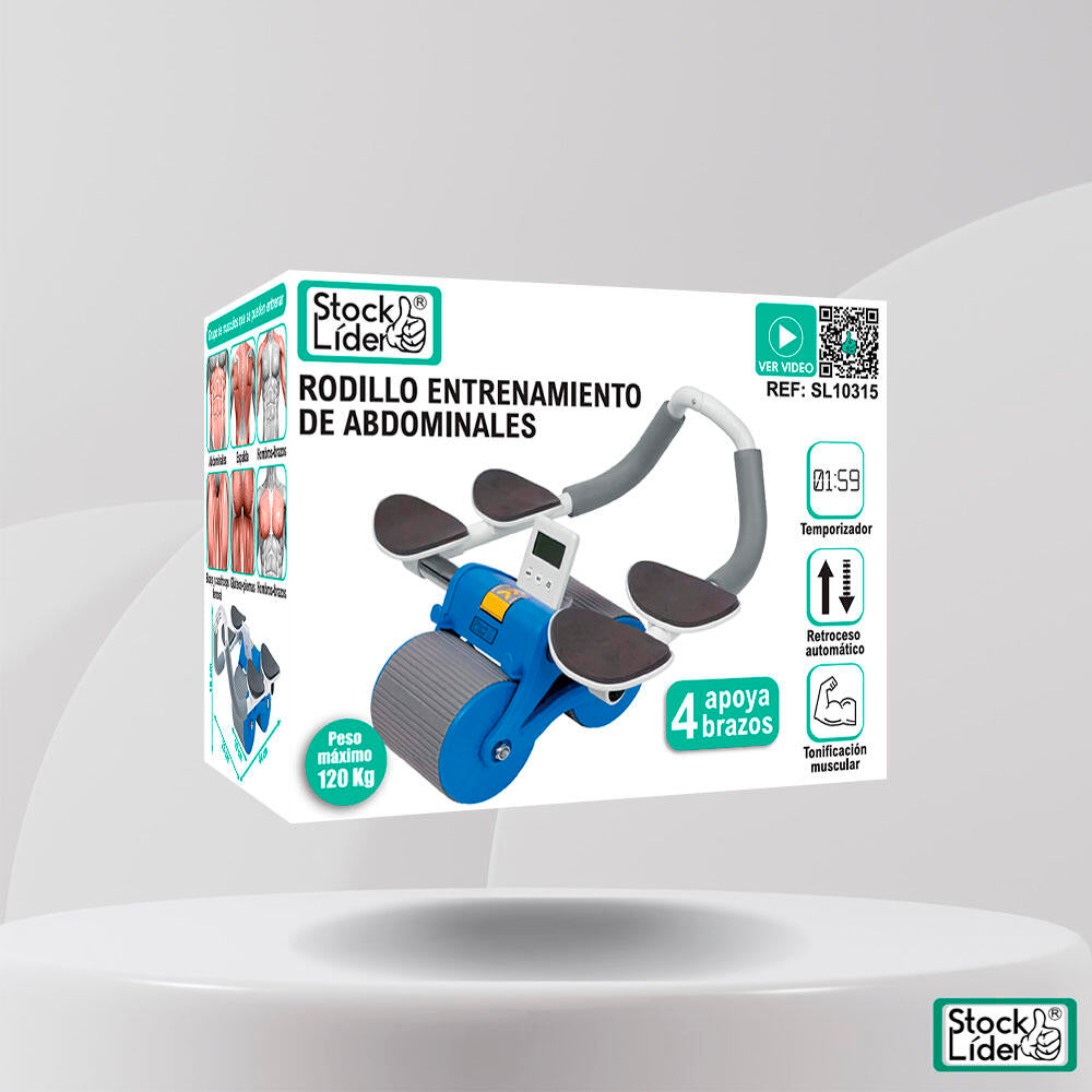Rodillo Abdominal: Abdominales Definidos Más Rápido | Envío Gratis