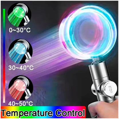 Cabezal de Ducha Con Luz Led