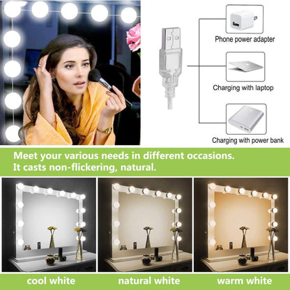 Tira LED para Espejo | Iluminación Profesional para Maquillaje