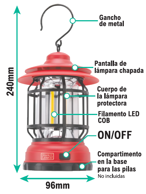 Lámpara camping