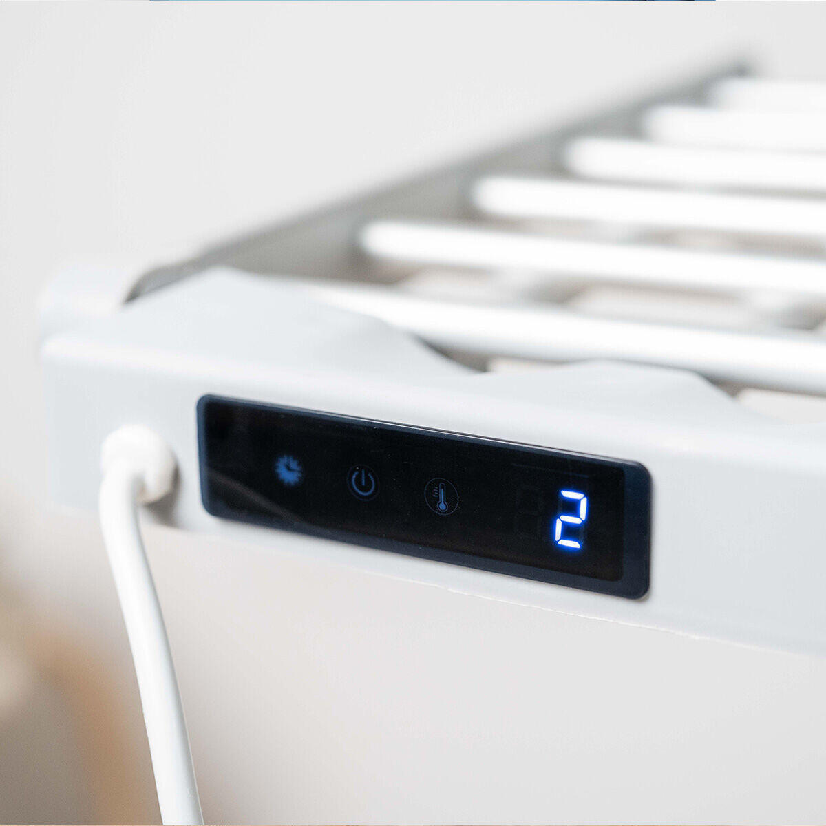 Tendedero Eléctrico Plegable con Alas, Pantalla Táctil, Temporizador y Control de Temperatura Warmmat InnovaGoods 230 W 20 Barra