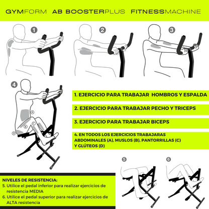Equipo de Musculación y abdominales - AB Booster Plus