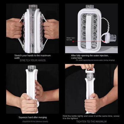 Botella Molde para Hielo: Cubitos Perfectos Siempre
