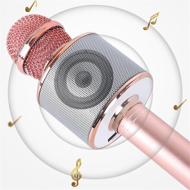 MICROFONO WS-858 | Karaoke Portátil con Calidad de Sonido Superior