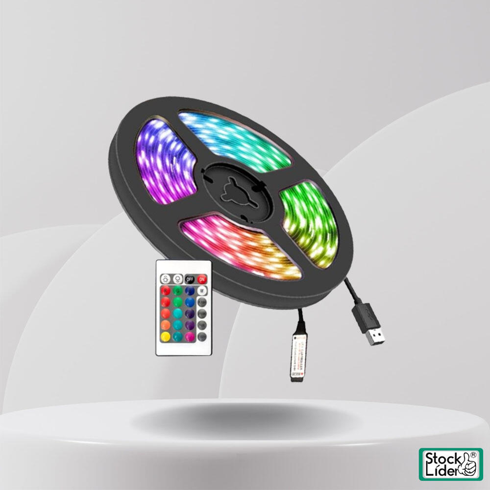 Tira LED RGB 5m USB - Iluminación Ambiental Personalizable