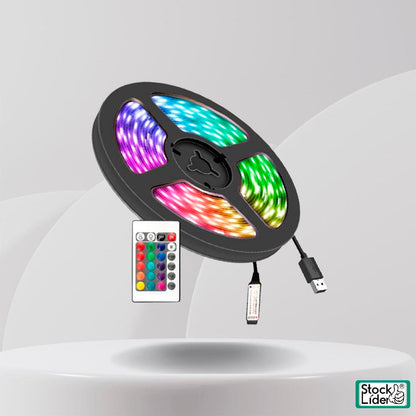 Tira LED RGB 5m USB - Iluminación Ambiental Personalizable
