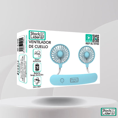 Ventilador de Cuello con Aspas | Frescor Personal Instantáneo