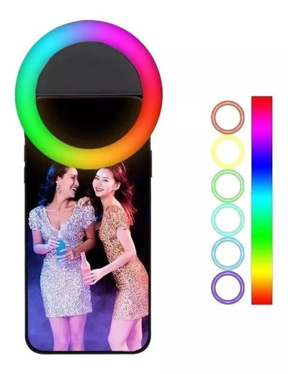 Aro de Luz LED RGB para Móvil | Fotos Perfectas al Instante