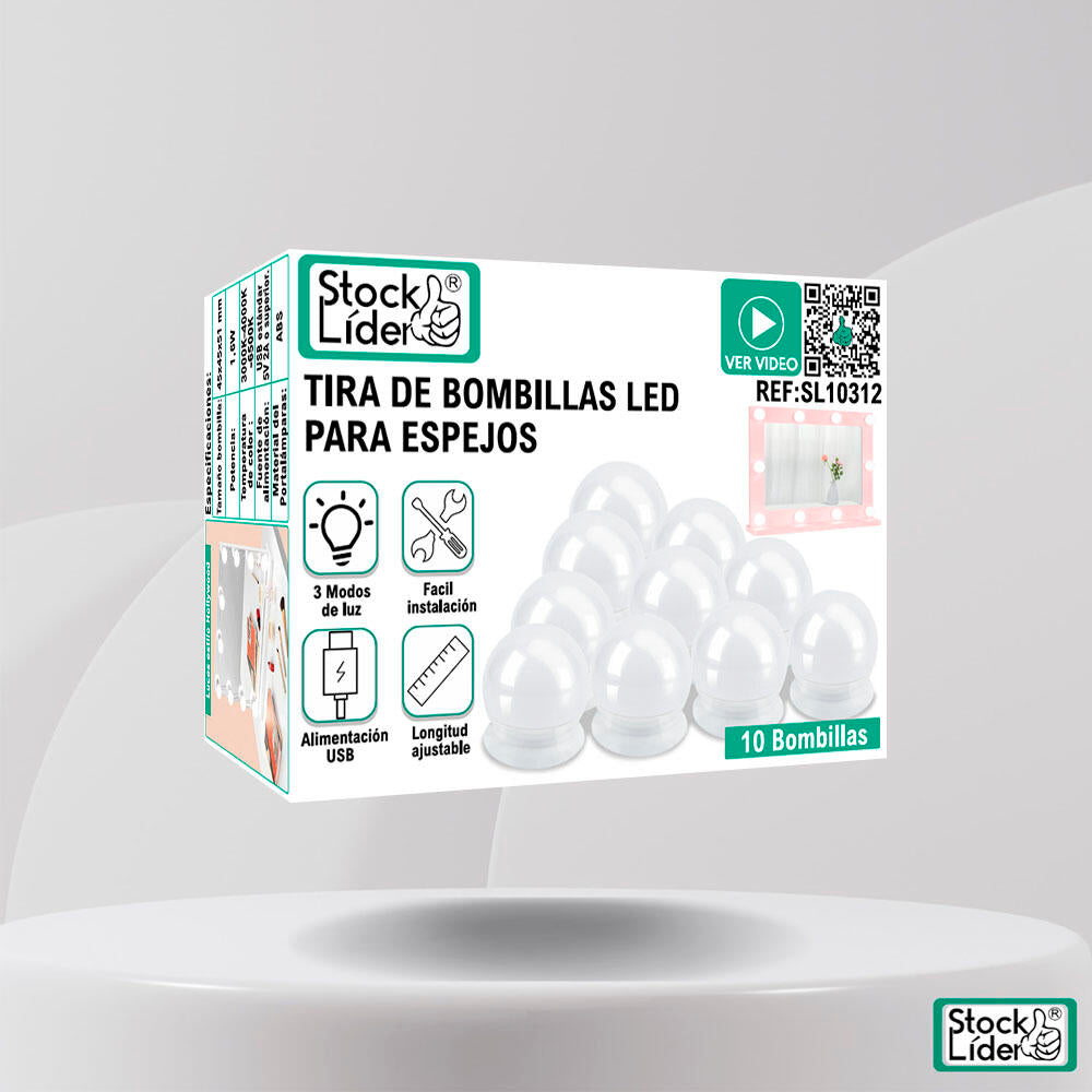 Tira LED para Espejo | Iluminación Profesional para Maquillaje