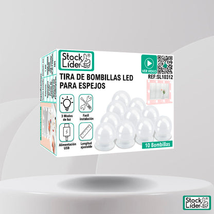Tira LED para Espejo | Iluminación Profesional para Maquillaje