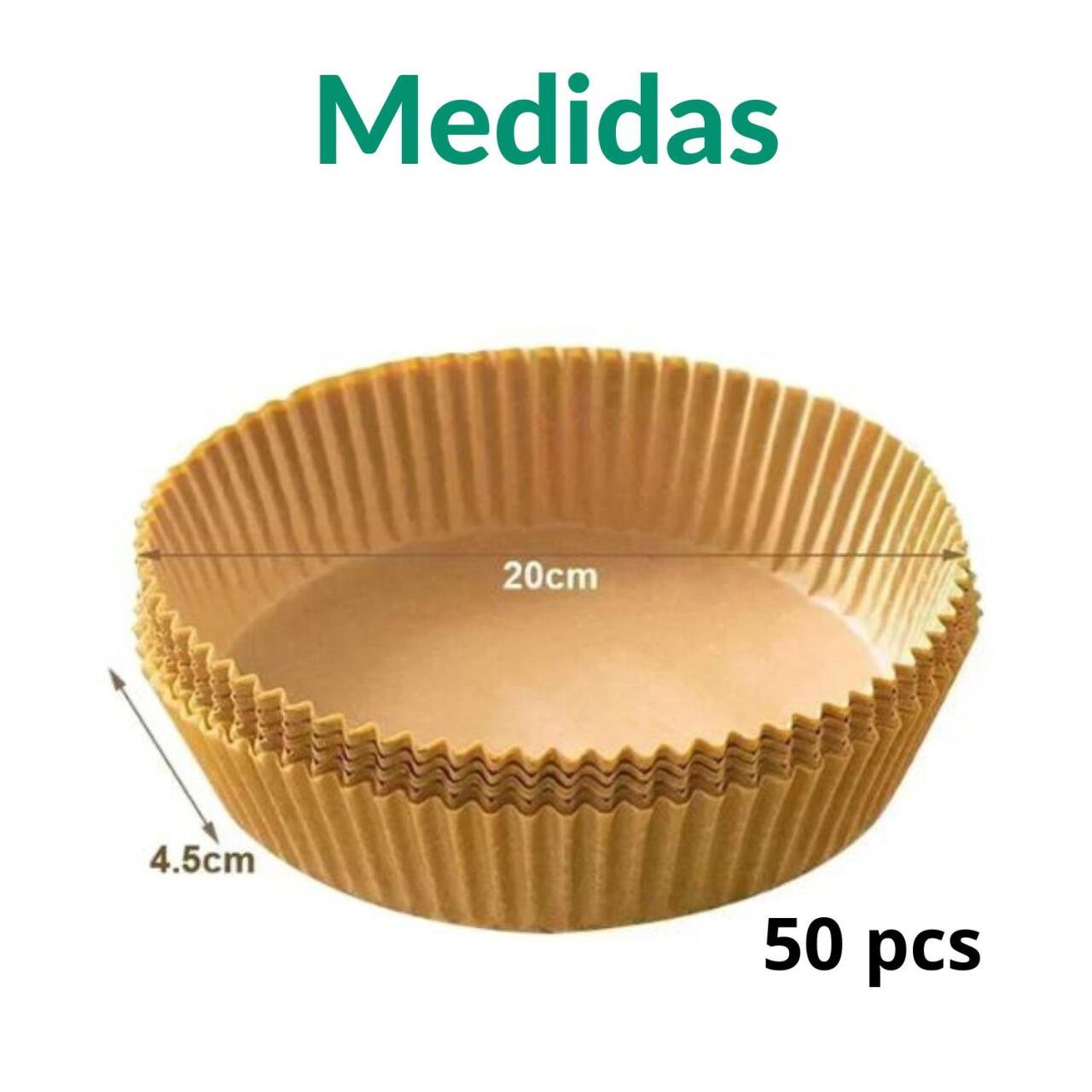 Papel Redondo Freidora de Aire: Cocina Limpio y Fácil