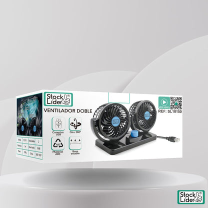 Ventilador Doble Silencioso - Refresca Tu Hogar | [Marca]