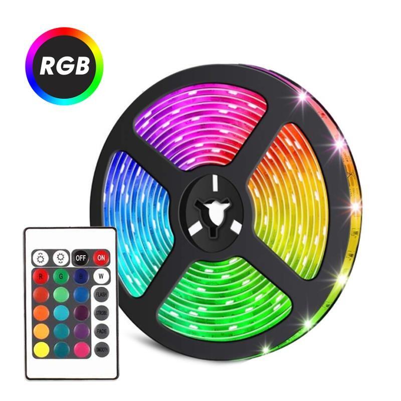 Tira LED RGB 5M con Mando y App | Iluminación Inteligente