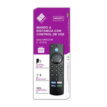 Mando a distancia con control de voz compatible con Amazon Fire TV Stick